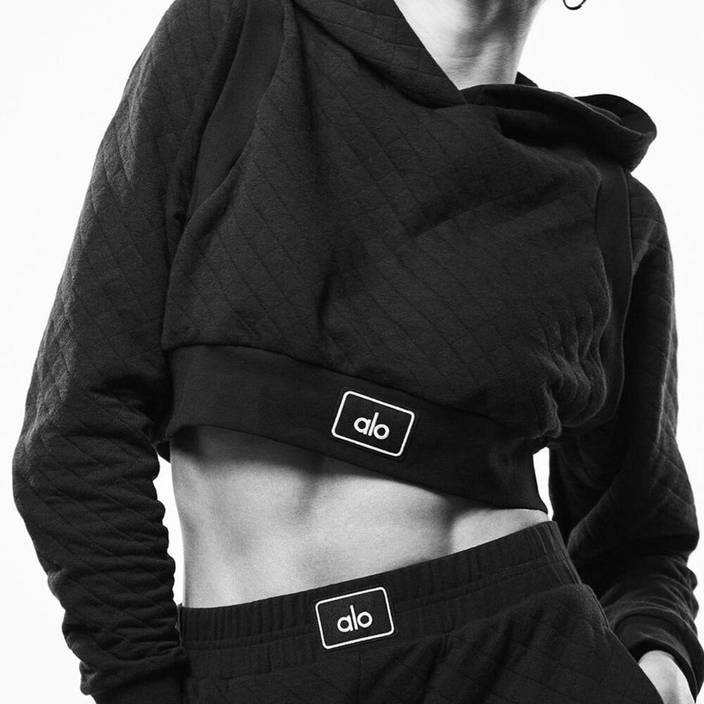 alo Yoga Women's Black Hoodie